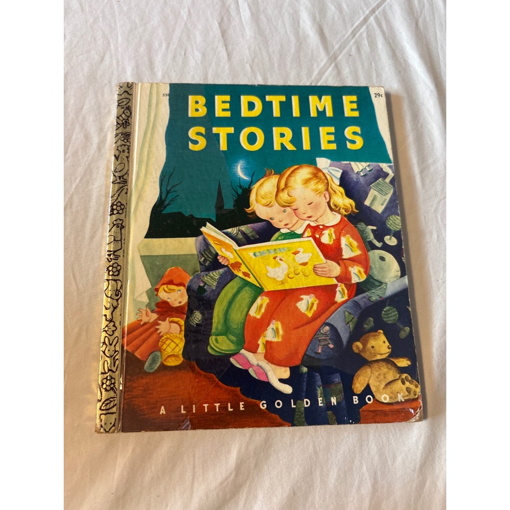 Little Golden Book Bedtime Stories Childrens OS Multi Good Vintage 1968 Tenggren
